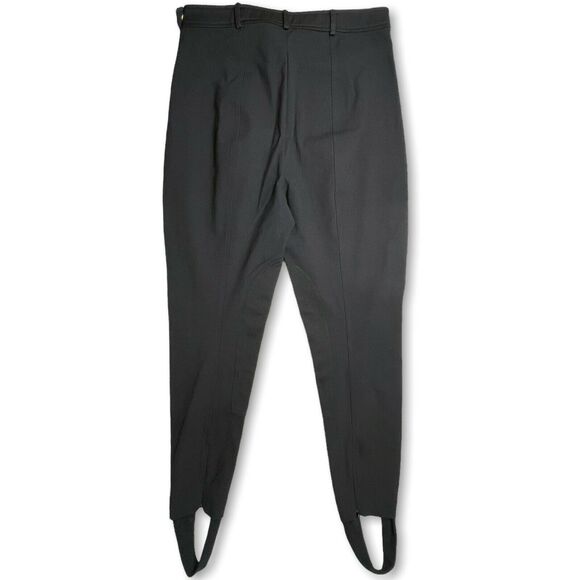 Tory Burch SIZE 12 High Rise Stretch Breech Black Equestrian Riding Pant - Picture 4 of 12